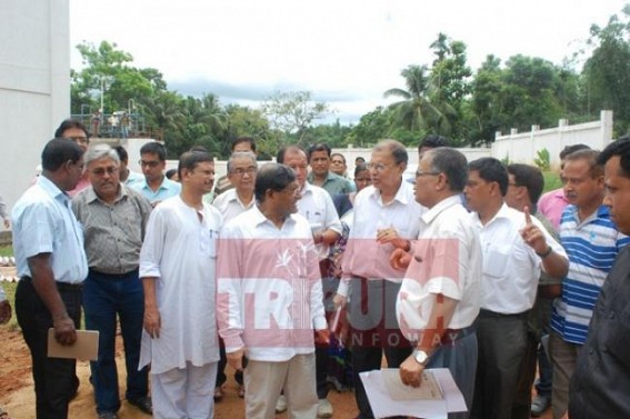 Tripuraâ€™s water lifeline Howrah worsening, Minister Ratan Bhowmik and Manik Dey reviews the construction of water treatment plant at different places